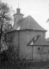 kostel po opravě válečných škod