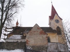 pohled zleva