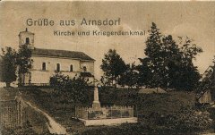 výřez snímku s kostelem z předchozí pohlednice 