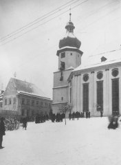historické foto kostela