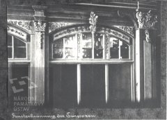 historické foto interiéru kostela