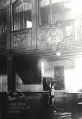historické foto interiéru kostela