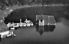 zatopený kostel