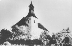 historické foto kostela
