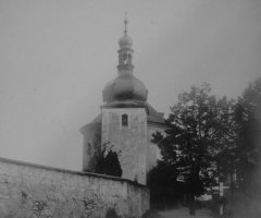 historické foto kostela