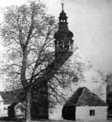 historické foto kostela