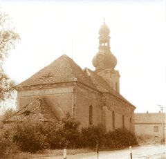 historické foto kostela