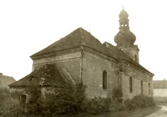 historické foto kostela