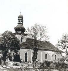 historické foto kostela