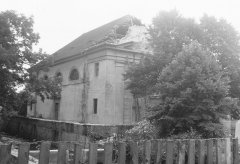 kostel po odstřelu věže