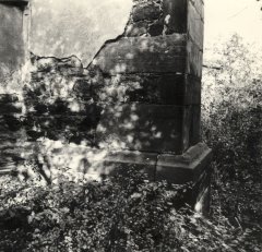historické foto kostela - armované nároží