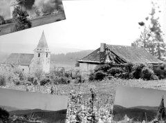 kostel těsně před odstřelem