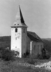 kostel před zbořením