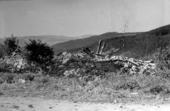 trosky kostela po odstřelu