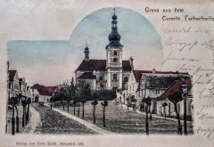 historické foto kostela