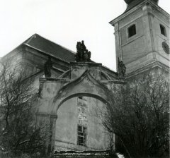 historické foto kostela