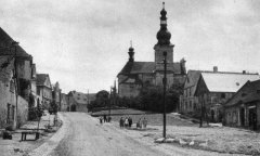 historické foto kostela