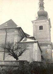 historické foto kostela