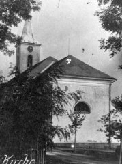 historické foto kostela