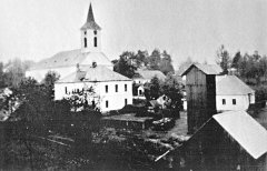 historické foto kostela