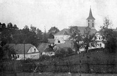 historické foto kostela