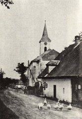 historické foto kostela