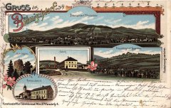 historické foto kaple (vlevo dole)