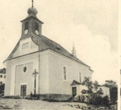historické foto kostela