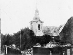 historické foto kostela