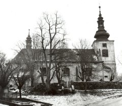 historické foto kostela