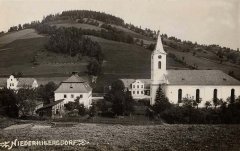 historické foto kostela