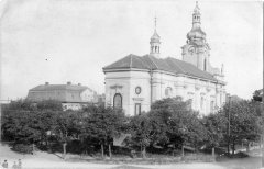 historické foto kostela