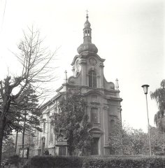 historické foto kostela