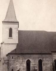 historické foto kostela