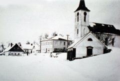 historické foto kostela