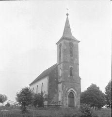 historické foto kostela