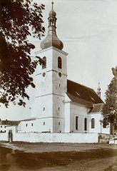 kostel sv. Linharta od západu