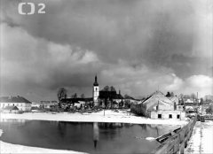 historické foto kostela