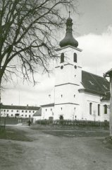 historické foto kostela