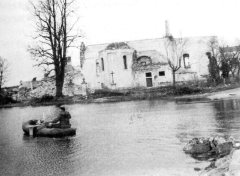 odstřel kostela