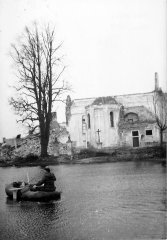 odstřel kostela