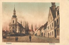 historické foto kostela