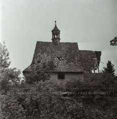 historické foto kostela
