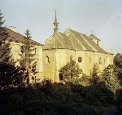historické fotografie kostela