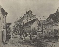 kostel na malbě A.Lewého