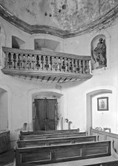 historické foto interiéru kaple
