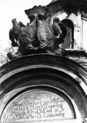 detail soch výzdoby průčelí