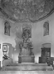 historické foto interiéru kaple