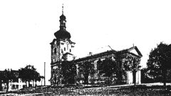 historické foto kostela