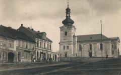 historické foto kostela